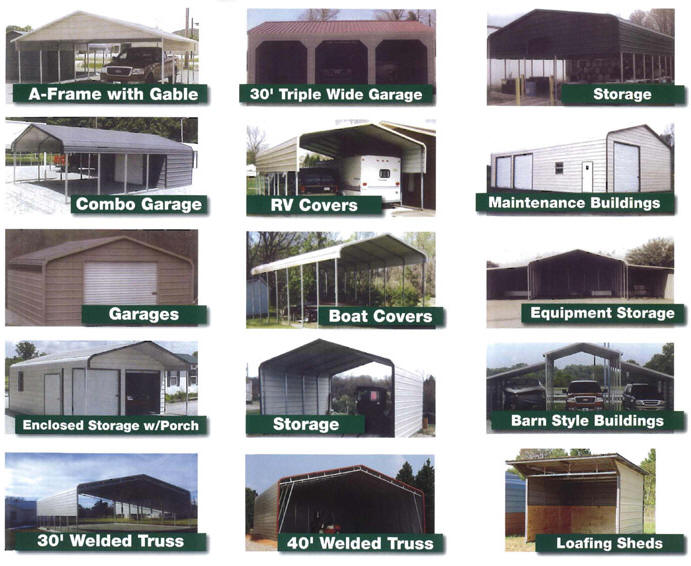 Homeland Carports at Rench Enterprises in Uvalde, Texas
